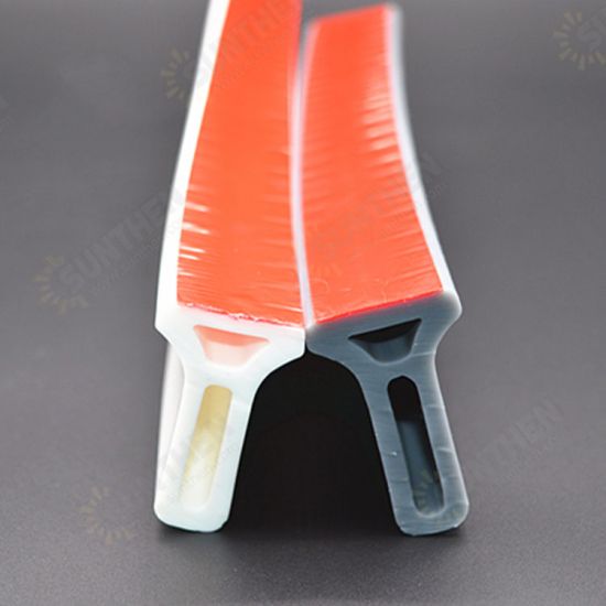 Silicone bendable bathroom water-blocking strip, waterproof self-adhesive strip, glass door seal