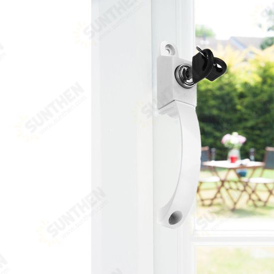 Universal Window Handle Inline Lock Handle Pull Locking Home Safety Lock