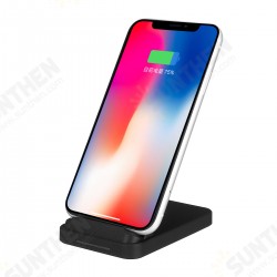 10W Intelligent Recognition QI Wireless Charger Phone Holder Mount for Samsung Huawei