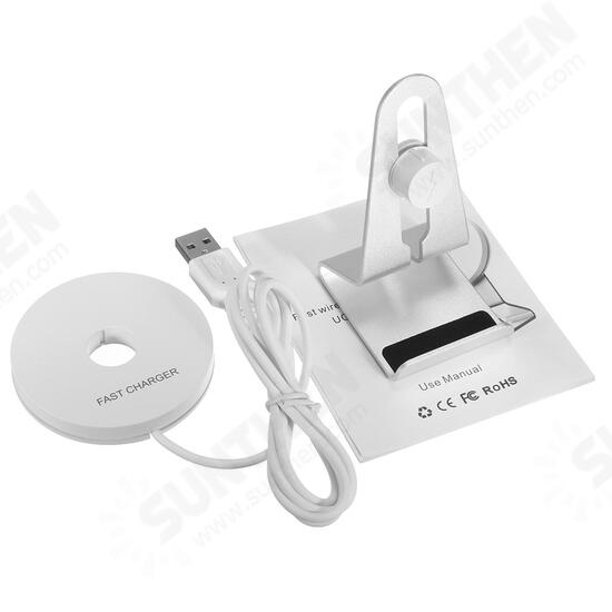 10W Standard Phone Wireless Charger Stand For Sumsang iphone8/8plus/X