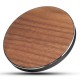 10W Wireless Metal Wooden LED Fast Desktop Charger Pad for iPhone X 8 Plus S8 S9 Note 8