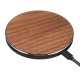 10W Wireless Metal Wooden LED Fast Desktop Charger Pad for iPhone X 8 Plus S8 S9 Note 8