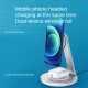 2 in 1 Magnetic Wireless Charger Stand Qi Charging Station for iPhone 12 Series / Pro Max for AirPods