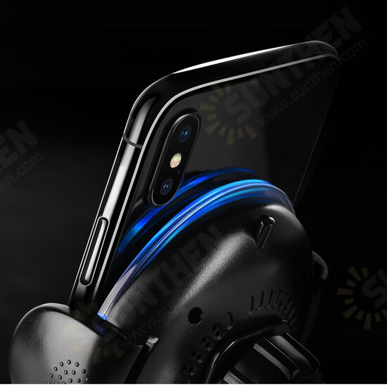 360 Degree Rotation Qi Wireless LED Indicator Car Charger Dashboard+Air Vent Mount for Samsung S8 iPhone 8 X 360 Degree Rotation Qi Wireless LED Indicator Car Charger Dashboard+Air Vent Mount for Samsung S8 iPhone 8 X