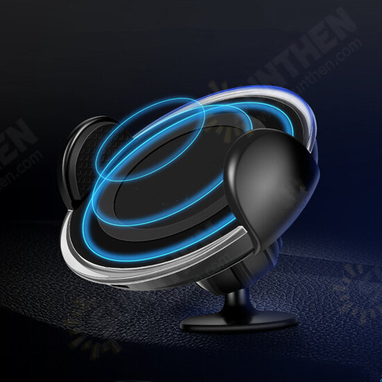 360 Degree Rotation Qi Wireless LED Indicator Car Charger Dashboard+Air Vent Mount for Samsung S8 iPhone 8 X 360 Degree Rotation Qi Wireless LED Indicator Car Charger Dashboard+Air Vent Mount for Samsung S8 iPhone 8 X