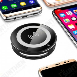 9V Standard Wireless LED Fast Charger Desktop Pad for iPhone 8 X Plus S8 S9 Note 8 9V Standard Wireless LED Fast Charger Desktop Pad for iPhone 8 X Plus S8 S9 Note 8