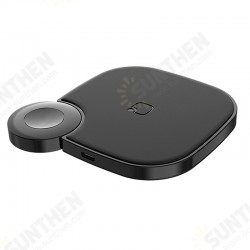 10W 2 In 1 Fast Wireless Charger Watch Charger Wireless Charging Pad Qi-Certified Compatible iPhone 11Pro /SE/Xs Max/XS/X/8/8 Plus MI10 / Note 9S 10W 2 In 1 Fast Wireless Charger Watch Charger Wireless Charging Pad Qi-Certified Compatible iPhone 11Pro /SE/Xs Max/XS/X/8/8 Plus MI10 / Note 9S
