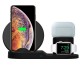 10W 3-in-1 Qi Wireless Charger Fast Charging Holder Stand For iPhone 12 12Pro Huawei P30 P40 Pro