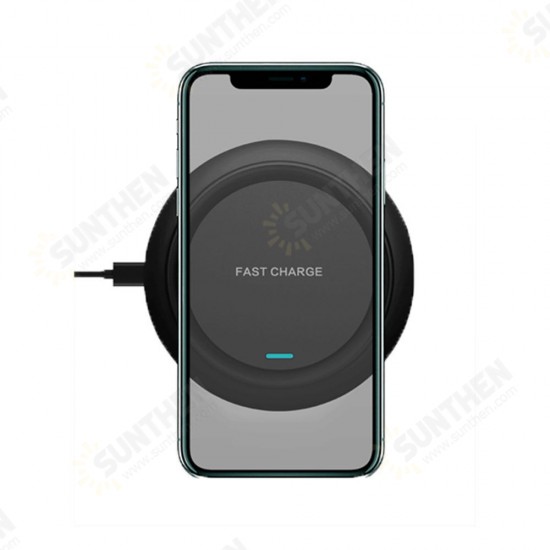 10W Fast Charging Pad Wireless Charger For iPhone XS 11Pro Huawei P30 Pro Mate 30 5G 9 Pro K30 S10+ Note 10 5G