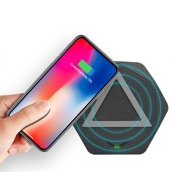 10W Fast Charging Qi Wireless Charger Pad for iPhone X 8 Plus S9 S8