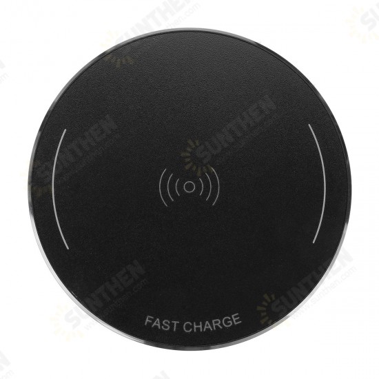 10W Metal Scrub QI wireless Fast Charging Charger Pad For iPhoneX 8/8Plus Samsung S8 iwatch 3