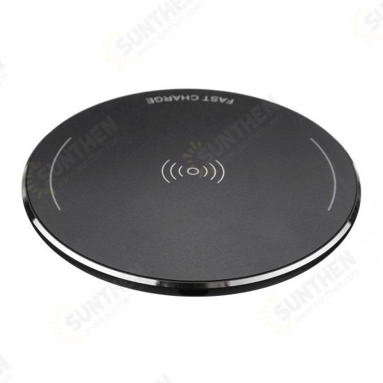 10W Metal Scrub QI wireless Fast Charging Charger Pad For iPhoneX 8/8Plus Samsung S8 iwatch 3