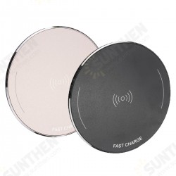10W Metal Scrub QI wireless Fast Charging Charger Pad For iPhoneX 8/8Plus Samsung S8 iwatch 3 10W Metal Scrub QI wireless Fast Charging Charger Pad For iPhoneX 8/8Plus Samsung S8 iwatch 3
