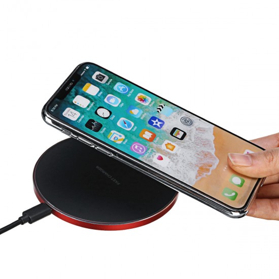 10W Wireless Charger Fast Charging Pad for Samsung for iPhone Huawei
