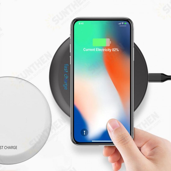 10W Wireless Charger Fast Charging Pad For iphone X 8/8Plus Samsung S9 S8 S7