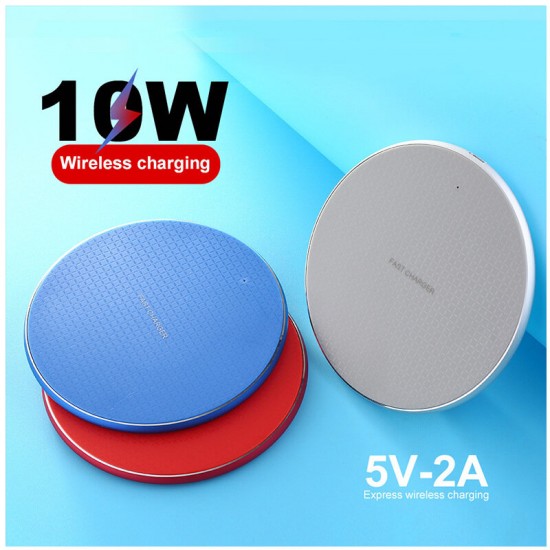 10W Wireless Charger Fast Wireless Charging Pad For Qi-enabled Smart Phones For iPhone 11 SE 2020 For Huawei P40 Mi10