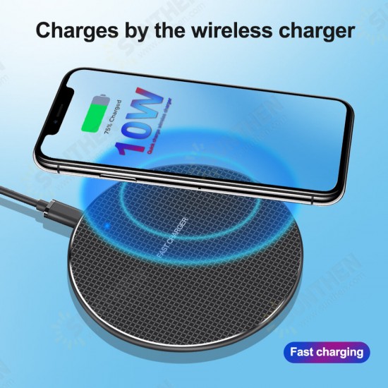 10W Wireless Charger Fast Wireless Charging Pad For Qi-enabled Smart Phones For iPhone 11 SE 2020 For Huawei P40 Mi10