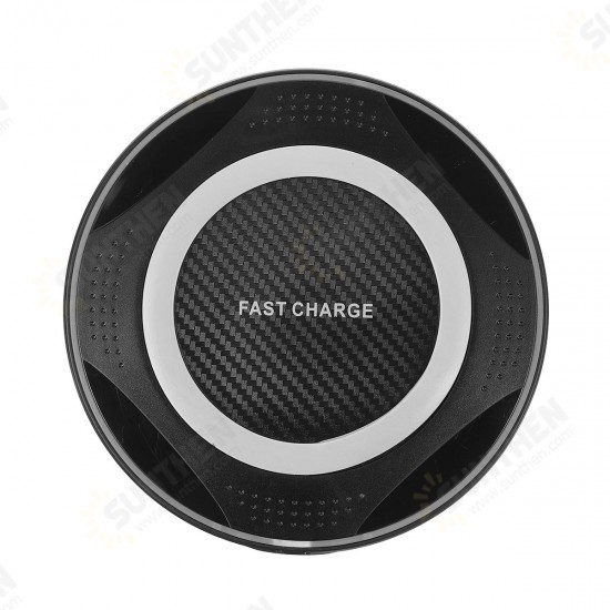 10W Wireless Fast Charger Charging Pad Mat Metal For iPhone XS Mobile Phone for Samsung S10