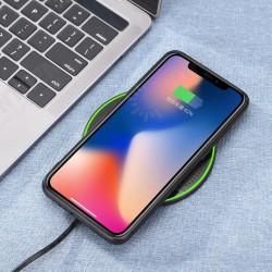 10W Wireless Fast Charger Charging Pad Mat Metal For iPhone XS Mobile Phone for Samsung S10 10W Wireless Fast Charger Charging Pad Mat Metal For iPhone XS Mobile Phone for Samsung S10
