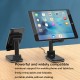 10W Wireless Charger Dual Coils Charging Pad Earbuds Charger Foldable Desktop Phone Holder Tablet Stand For 4.7-12.9 Inch Smart Phone Tablets