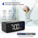 15W 10W 7.5W 5W Desktop Alarm Clock Wireless Fast Charging Charger For Qi-enabled Smart Phones for iPhone 13 Pro Max For Xiaomi 12