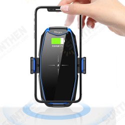 15W Wireless Charger Infrared Induction Clamping Air Vent Car Phone Holder Car Mount For 4.0-6.7 Inch Smart Phone For iPhone 11 Pro Max SE 2020 Huawei 15W Wireless Charger Infrared Induction Clamping Air Vent Car Phone Holder Car Mount For 4.0-6.7 Inch Smart Phone For iPhone 11 Pro Max SE 2020 Huawei