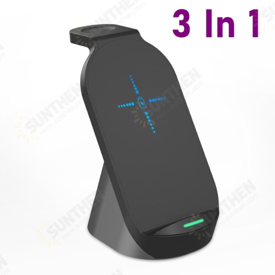 15W Wireless Charger Qi Fast Charging Station For iPhone 12 XS 11Pro Mi10 OnePlus 8Pro S20+ Note 20