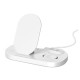 15W Wireless Charger Station USB-C Input LED Indicator Fast Charging Dock For iPhone 12 Pro Max Mini Huawei P40 Mate 40 Pro