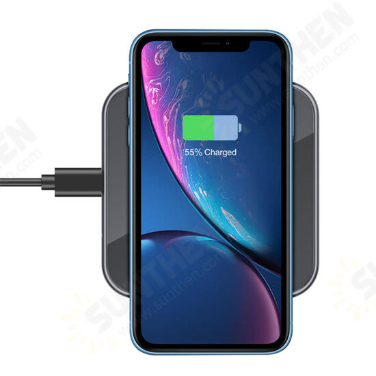 2 Colors 5W Output 5.8mm Thin Mini Wireless Charger for iPhone 11 Pro XR X for Samsung Huawei