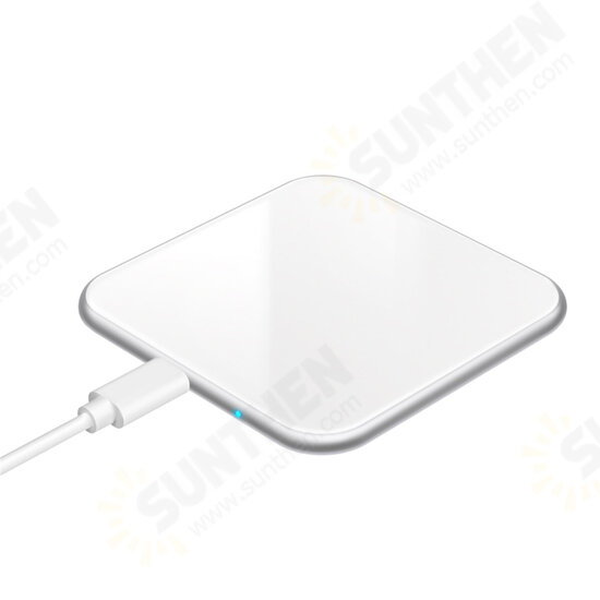 2 Colors 5W Output 5.8mm Thin Mini Wireless Charger for iPhone 11 Pro XR X for Samsung Huawei