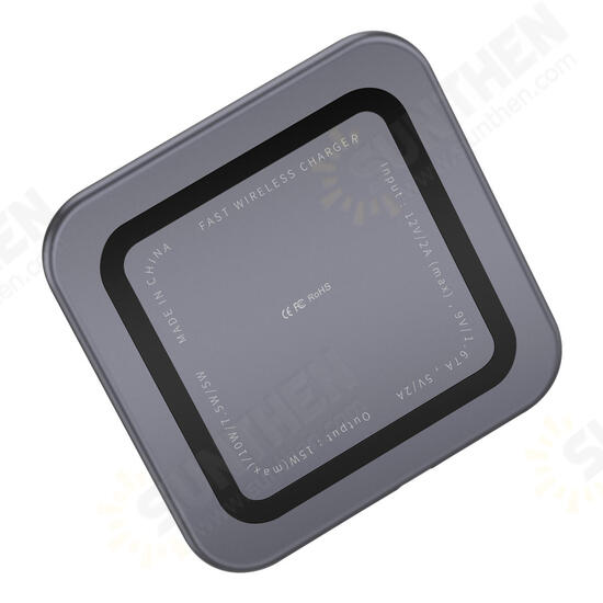 2 Colors 5W Output 5.8mm Thin Mini Wireless Charger for iPhone 11 Pro XR X for Samsung Huawei