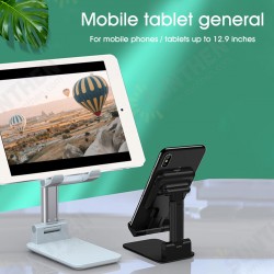2 In 1 10W Wireless Charger + Desktop Foldable Height Adjustable Phone Holder Tablet Stand For 4.0-12.9 Inch Smart Phone Tablet