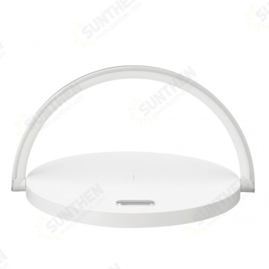 3in1 10W Wireless Charger Fast Charge Stand Wireless Charger Desktop LED Lamp Night Light Adjustable Phone Holder for iPhone 11 pro for Samsung Huawei