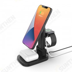 3in1 10W/5W/2W Magnetic Wireless Charger Fast Wireless Charging Pad For Qi-enabled Smart Phones for iPhone12 Pro Max for TWS Earphones for Smart Watch 3in1 10W/5W/2W Magnetic Wireless Charger Fast Wireless Charging Pad For Qi-enabled Smart Phones for iPhone12 Pro Max for TWS Earphones for Smart Watch