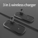 3in1 15W Wireless Charger Fast Wireless Charging Holder For Qi-enabled Smart Phones For iPhone 13Pro Max 13Mini OnePlusXiaomi For Apple Watch For AirPods