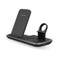 3-In-1 15W Wireless Charging Station Charger Rotatable Dock Charging Station For iPhone 13 Pro Max For TWS Earphone For Smart Watch