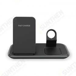 3-In-1 15W Wireless Charging Station Charger Rotatable Dock Charging Station For iPhone 13 Pro Max For TWS Earphone For Smart Watch 3-In-1 15W Wireless Charging Station Charger Rotatable Dock Charging Station For iPhone 13 Pro Max For TWS Earphone For Smart Watch
