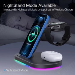 3In1 15W 10W 7.5W 5W Wireless Charger Stand Fast Charging Holder Samsung Galaxy S21 Galaxy Watch Active Galaxy Buds iPhone 13 AirPods Pro Huawei 3In1 15W 10W 7.5W 5W Wireless Charger Stand Fast Charging Holder Samsung Galaxy S21 Galaxy Watch Active Galaxy Buds iPhone 13 AirPods Pro Huawei