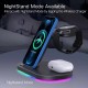 3In1 15W 10W 7.5W 5W Wireless Charger Stand Fast Charging Holder Samsung Galaxy S21 Galaxy Watch Active Galaxy Buds iPhone 13 AirPods Pro Huawei