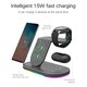 3In1 15W 10W 7.5W 5W Wireless Charger Stand Fast Charging Holder Samsung Galaxy S21 Galaxy Watch Active Galaxy Buds iPhone 13 AirPods Pro Huawei