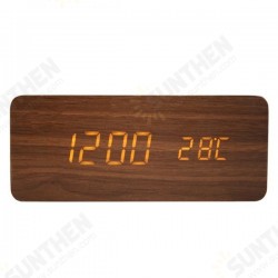 3 in 1 Wireless Charger & LED Digital Alarm Clock & Thermometer Modern Wooden 3 in 1 Wireless Charger & LED Digital Alarm Clock & Thermometer Modern Wooden