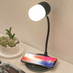 3-in-1 bluetooth Speaker Wireless Charger Dimmable Touch Switch Control Table Desktop LED Lamp 3-in-1 bluetooth Speaker Wireless Charger Dimmable Touch Switch Control Table Desktop LED Lamp