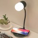 3-in-1 bluetooth Speaker Wireless Charger Dimmable Touch Switch Control Table Desktop LED Lamp