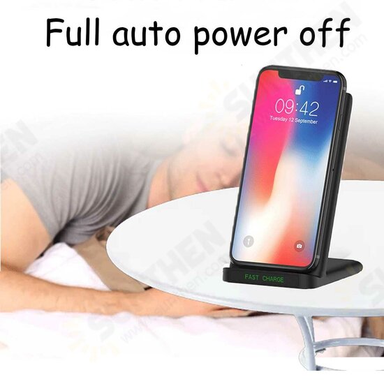 30W Double Coil Qi Wireless Charger Vertically Quick Charging Stand Dock Phone Holder For iPhone 11Pro Max 12 12Pro 12Mini Huawei P40 Pro