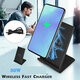 30W Double Coil Qi Wireless Charger Vertically Quick Charging Stand Dock Phone Holder For iPhone 11Pro Max 12 12Pro 12Mini Huawei P40 Pro