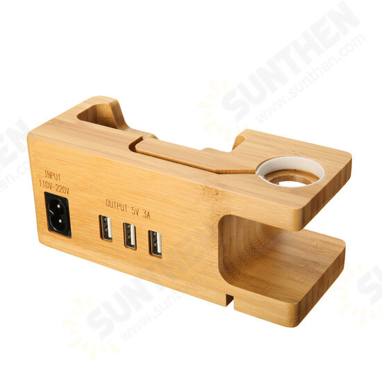 3*USB Charging Station Phone Dock Station Fast Charging For iPhone XS 11Pro MI10 Huawei P30 P40 Pro OnePlus 8Pro