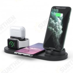 4In1 Wireless Charger 10W Fast Wireless Charging Pad Earbuds Charger Phone Charger Watch Charger For iPhone 12 12 Mini 12 Pro Max Samsung Xiaomi Mi10 4In1 Wireless Charger 10W Fast Wireless Charging Pad Earbuds Charger Phone Charger Watch Charger For iPhone 12 12 Mini 12 Pro Max Samsung Xiaomi Mi10