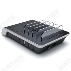 45W 9A Four USB Type C LED Indicator Multifunctional Fast Charging Wireless Charger Station Desktop Charger For iPhone Huawei Mate30 Mi10 K30 Poco 45W 9A Four USB Type C LED Indicator Multifunctional Fast Charging Wireless Charger Station Desktop Charger For iPhone Huawei Mate30 Mi10 K30 Poco