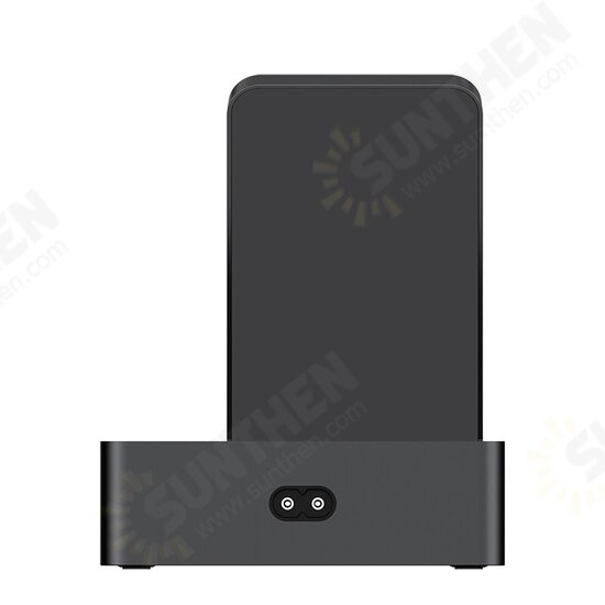 6in1 15W Wireless Charger+Earbuds Wireless Charger+3*USB-A+1*Type-C Ports Stand Docking Station for iPhone 12 Samsung Huawei Mate40 OnePlus 8 Pro