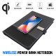 8000mAh Meeting Notebook Power Bank With U Disk Micro USB Type-C Lightning Quick Charging For iPhone XS 11Pro Huawei P30 P40 Pro MI10 Note 9S